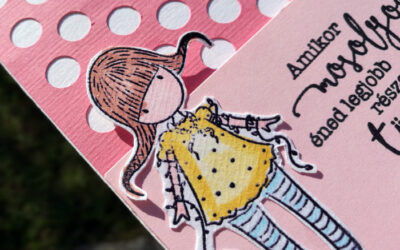 Sizzix-kés inspirálta Silhouette képeslap