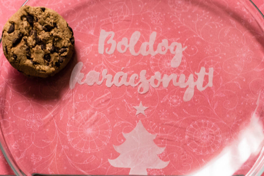 Egyedi, üvegmaratott ajándék karácsonyra