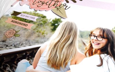 Together – scrapbook layout