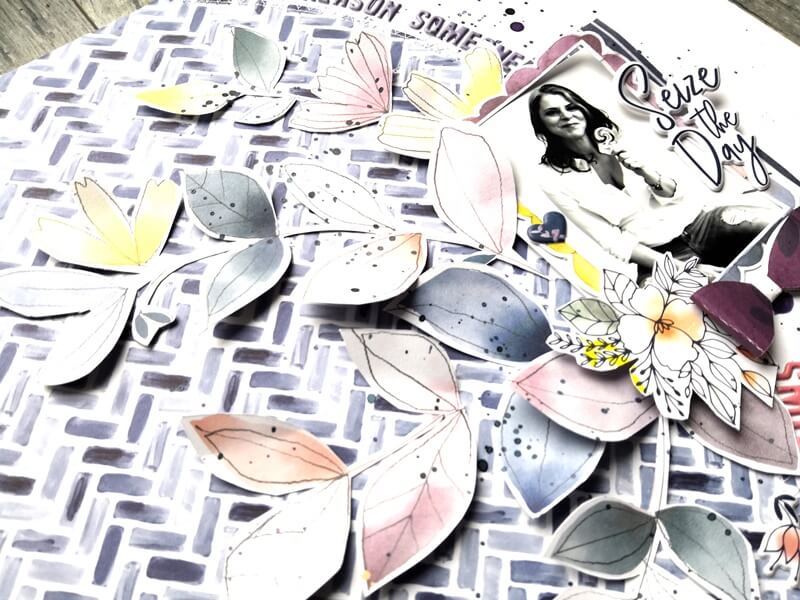 Seize the day – scrapbook oldal