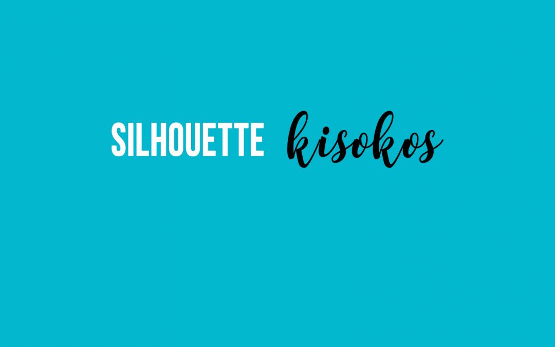 Dekorgumi vágása Silhouette vágógéppel